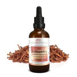 Schisandra Tincture - 50 ml, Chinese Split Basket (Schisandra chinensis) Drops, 1:4 Extract, Top Premium Quality, Made in Austria, Vegan