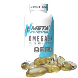 Meta Nutrition, Omega 3 (EPA, DHA) de Alta Pureza, procesado con destilación molecular (Libre de Metales Pesados), 90 Cápsulas suaves.