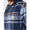 Carhartt Men's Rugged Flex Relaxed Fit Flannel Fleece Lined Hooded