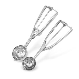2PC Set 2.5 Tbsp/ 2" & 1.5 Tbsp/1.5" Ice Cream/Cookie Scoops