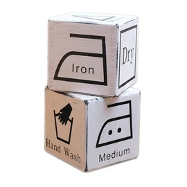Set of 2 Laundry Block Sign