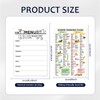 Meal Planner Board, A4 Meal Planner Magnetic for Fridge, Comes