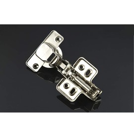 Txinmin Home Cabinet Hinges, 110 Degree Soft Closing Full Overlay Door Hinge for Frameless Face Frame, 2 Pack