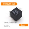 Sodcay 4 PCS 40A Automotive Relays, 5 Pin Relay, 12V