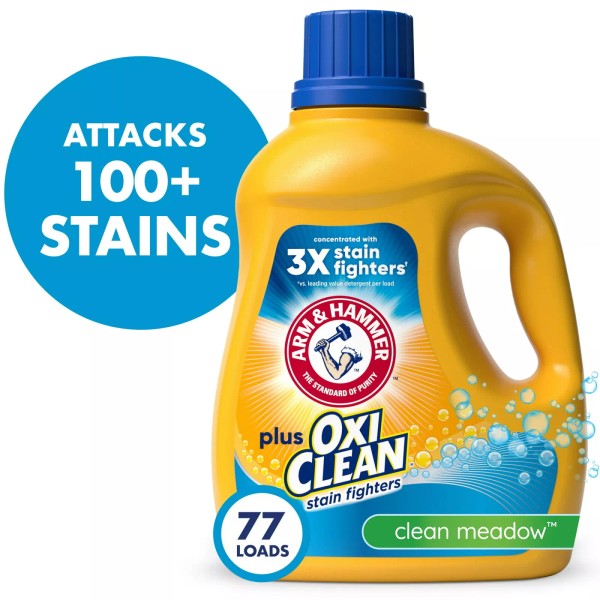 ARM & HAMMER Plus OxiClean Clean Meadow 77 Loads Liquid