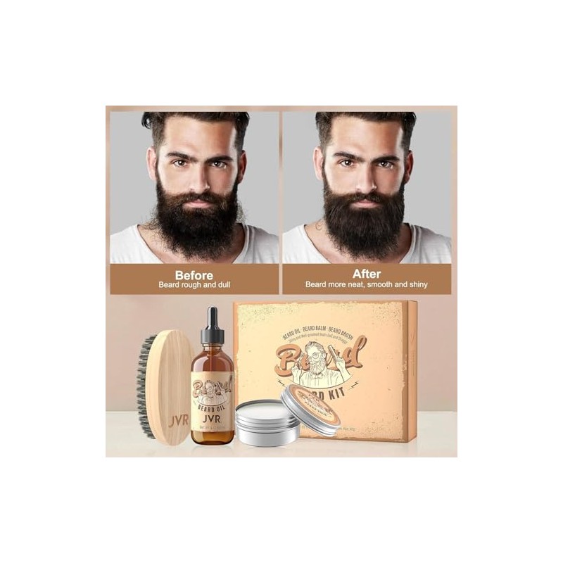 Jvr Kit Aseo Barba Hombres Cuidado Aceite Refrescante Aroma Limón