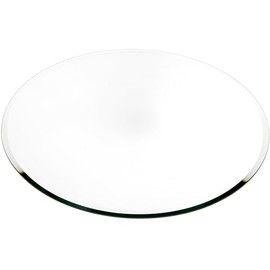Plymor 16" Round, 5mm Thick Beveled Glass Mirror Circle