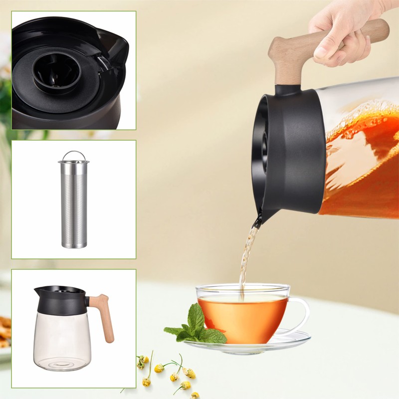 KitchenMod Wood Handle Cold Brew Maker