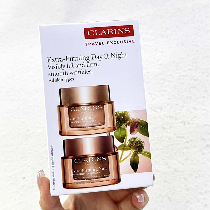 Clarins Extra Firming Day and Night Cream Set 50mlx2 /