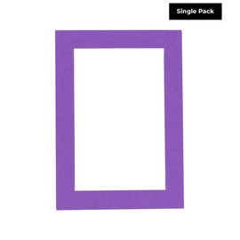 11x14 Mat Board for 8x10 Picture - Precut Purple Picture Matboard for Frames Measuring 11 x 14 Inches - Bevel Cut Matte to Display Art Measuring 8 x 10 Inches - Acid Free ONE MAT