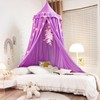 Kertnic Decor Canopy for Kids Bed, Soft Smooth Playing Tent