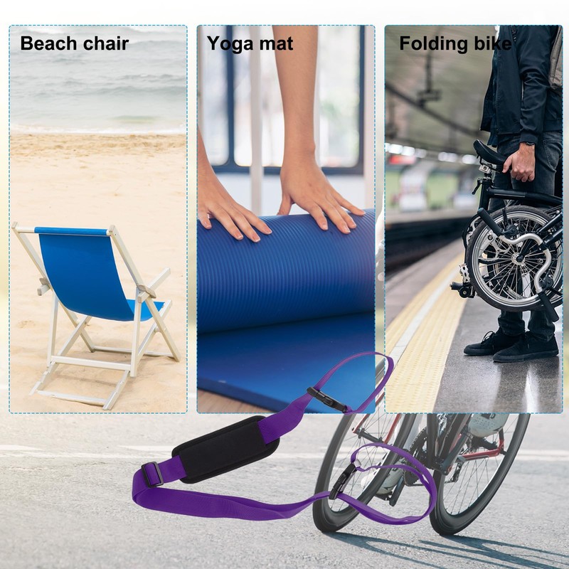 PATIKIL Carrying Beach Chair Straps, 5 Pack Adjustable Beach Chair