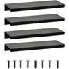 KYRYD Concealed Kitchen Door Handles，4 Pack Concealed Kitchen Cupboard Handles,20mm