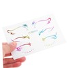 FOMIYES 5sheets Glitter Eye Shadow Decals Eyeliner Stickers Temporary Face