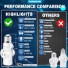 2 Packs Tobasovk Light Socket to Plug Adapter, 3 Prong