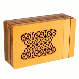 Logica Puzzles Art. Medici's Box - Wooden Brain Teaser - Secret Box - Difficulty 5/6 Incredible - Leonardo da Vinci Collection