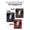 ontto 2/3/4 buttons Alloy Leather Flip Key Fob Cover Fit