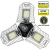 Adonixx 60W 6000LM LED Deformable Garage Light Ceiling Lamp Bulb