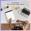120 Sheets Legal Pads 8.5 x 11 Pack of 4