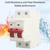 DC Miniature Circuit Breaker 2P 63A DC500V 6000A Breaking Capacity
