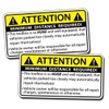 Huge Toolbox Attention Warning Sticker - Funny Laugh Joke Mechanic