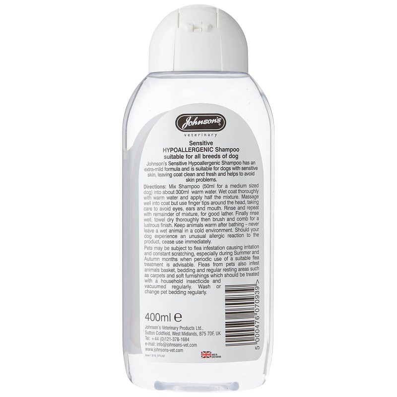 Johnsons Hypoallergenic Shampoo 400 ml Clear