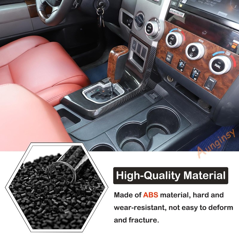 Aunginsy Car Center Console Gear Box Shift Panel Frame Trim