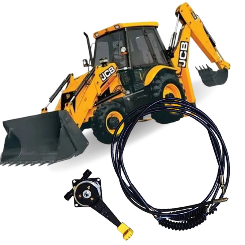 Backhoe Loaders Throttle Cable Assembly for JCB Parts 4DX Heavy