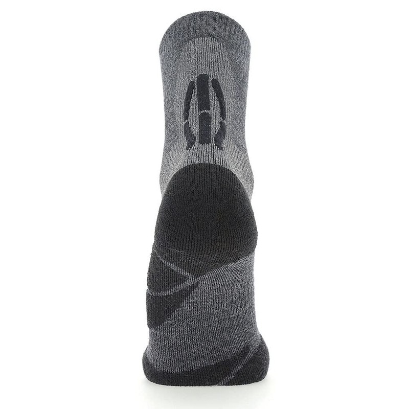 UYN Men's Socks, Mid Grey/Black
