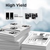 belietop LC501XL Ink Cartridges Compatible for Brother LC501XL, 2 Black