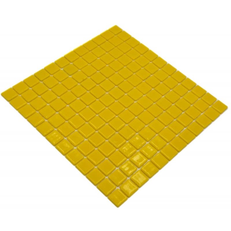 Swimming Pool Mosaic Glass Mosaic Yellow Glossy Wall Floor Kitchen