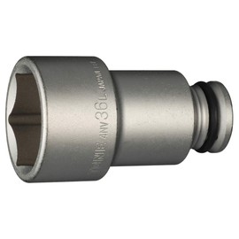TONE Impact Long Socket 4NV-36L Insertion Angle 1/2 inch (12.7 mm) Double Side Width 1.4 inches (36 mm)