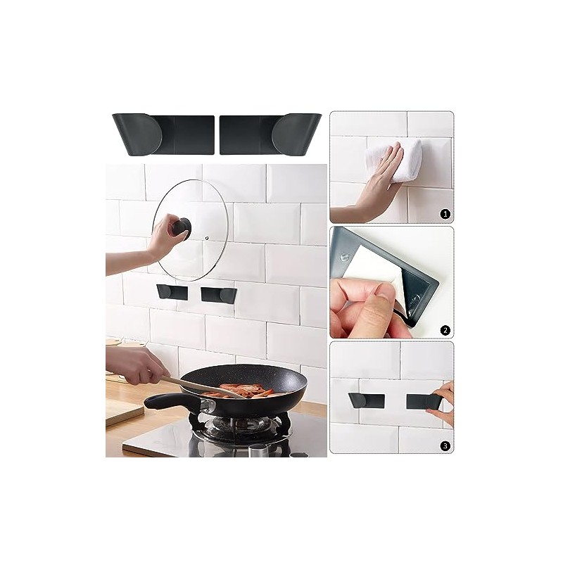 10 Pieces Pot Lid Holders, 2 Pieces Pot Lid Holder,