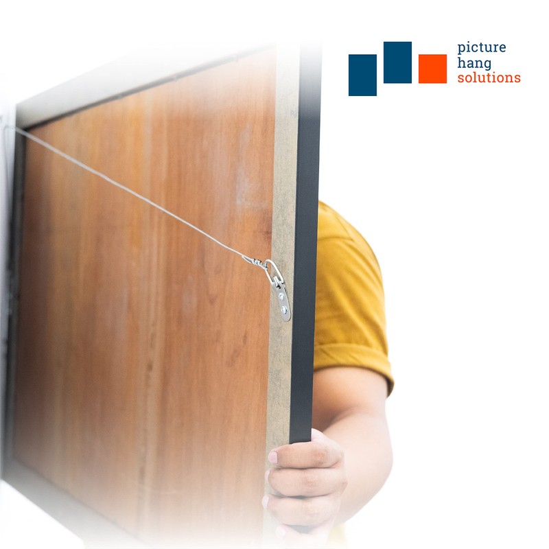PHS Heavy Duty D Ring Picture Hangers - 50 Pack