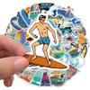 Bric Dodo Pack of 50 Summer Surfing Stickers Car Laptop