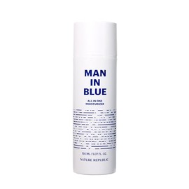 Nature Republic Locin Hidratante Todo En Uno Man In Blue Locin Facial Fresca de Uso Diario, Hidratante Natural Coreana, Sencilla Y Eficaz para...     