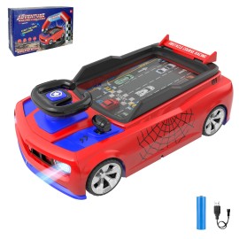 Mytothfy New Steering Wheel Racing Car Toy Adventure for Toddler Kids, Simulated Driving