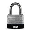 SCAN SCAPLLAM30 Steel Padlock, Silver