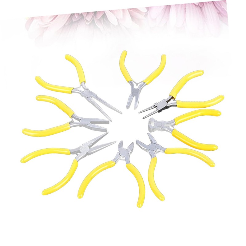 Gadpiparty 8Pcs Mini Plier Durable Needle Nose Pliers for Jewelry
