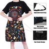 PXTIDY Gaming Kitchen Apron DND Gift Dungeon Dad Like A