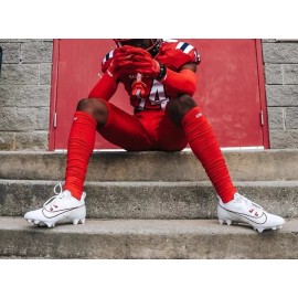 Nxtrnd XTD Scrunch Football Socks Extra Long RED Size XL Sport Socks