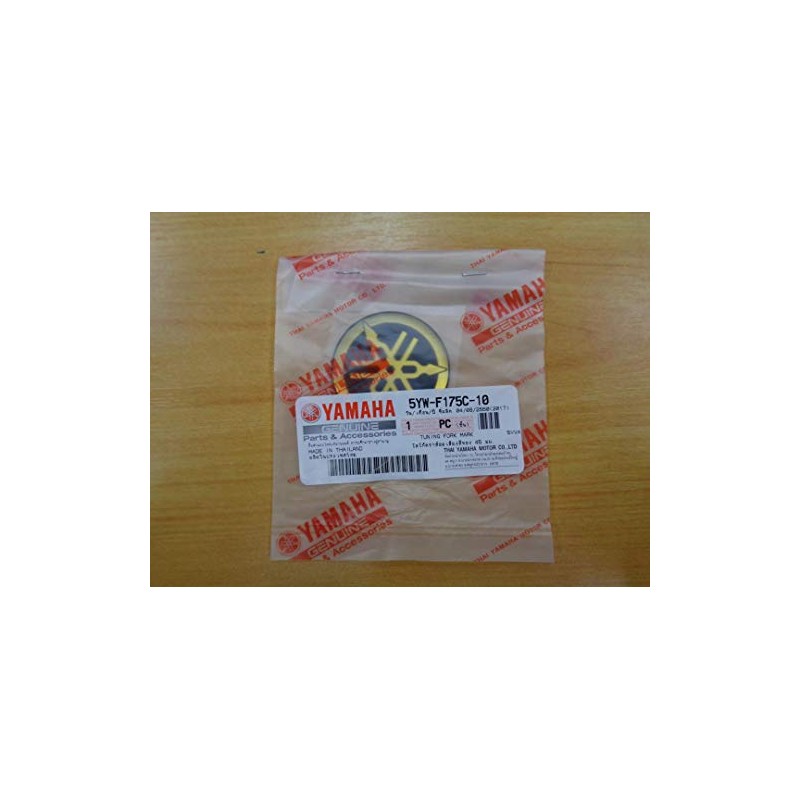Yamaha Tuning Fork Emblem Sticker, Gold, Genuine 1.8 inches (45
