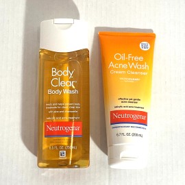 Neutrogena Body Clear and Acne Wash Pair *See Pics and Description
