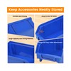 MaxWorks 80694 30-Bin Wall Mount Parts Rack/Storage for your Nuts,