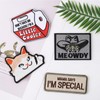 GTOTd Funny Meme Patch Velcro (4 Pieces) Velcro Patches Funny