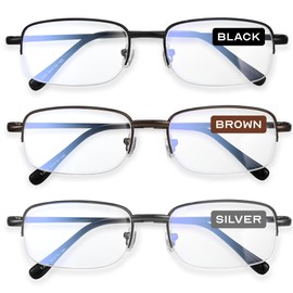 NOVIVON Pack Reading Glasses Men/Women, Eyeglasses, Blue Light Readers for Men/Women, Computer Eye Glasses, Cheaters