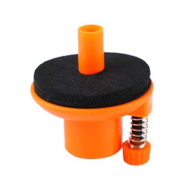 6cm Cymbal Stand Drum Set Cymbal Support Rubber Cymbal Holder Percussion Instrument Accessory Orange
