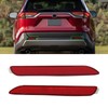Abodvu Compatible with Toyota RAV4 Rear Bumper Reflector 2019-2024,Sienna Left