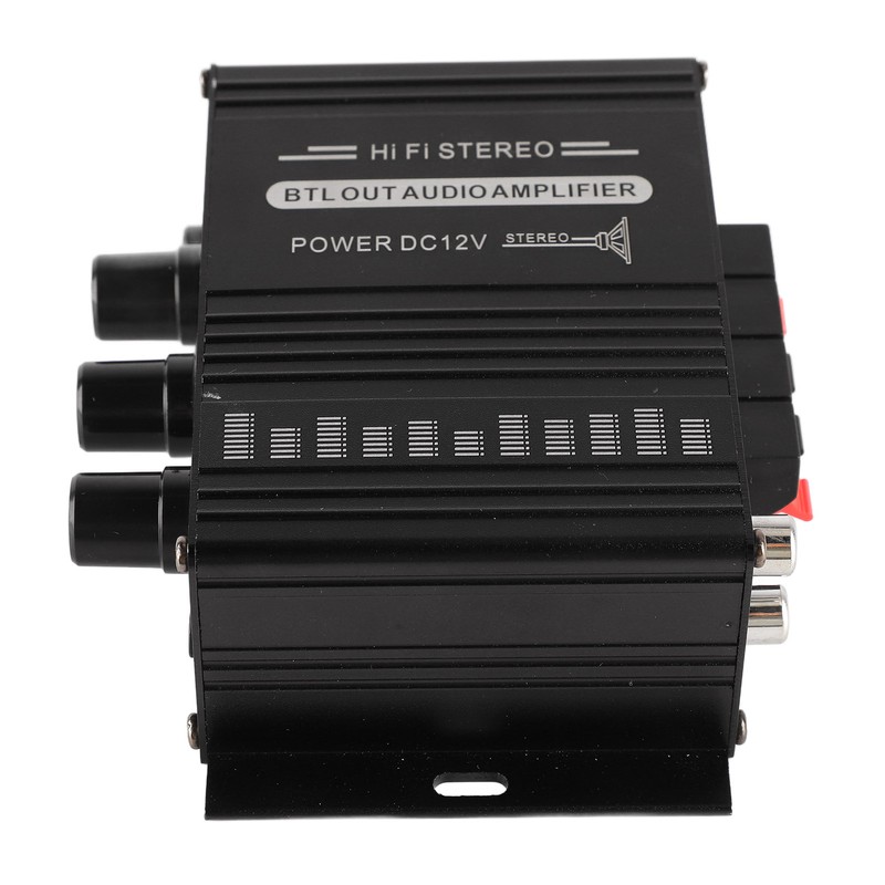 Stereo Amplifier 12V Portable Clear Sound Quality Mini Amplifier for