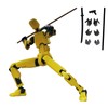 SEVENCATS Robot Model Doll Movable Figure with Weapon Character Approximately